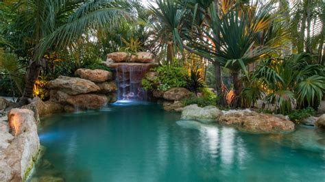Backyard Lagoon Style Pool Inspirations Dhomish