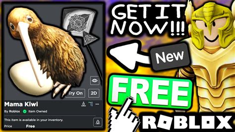 Free Accessories How To Get Mama Kiwi And Fighter Kite Roblox Youtube