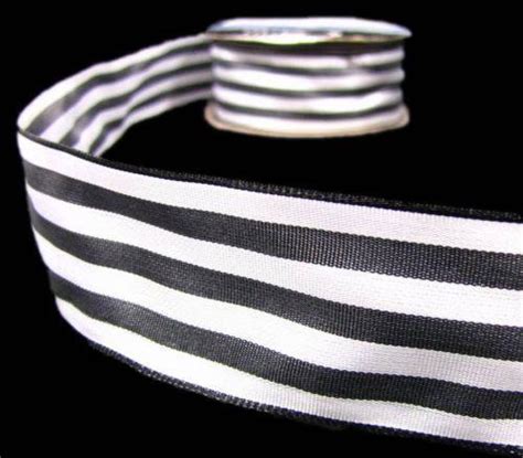 Black And White Ribbon Ebay