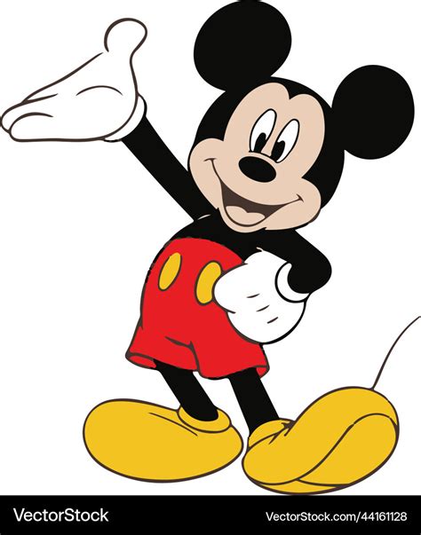 Mickey Mouse Cartoon Royalty Free Vector Image