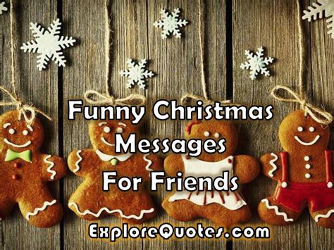 Funny Christmas Messages For Friends  Explore Quotes