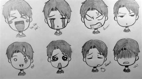 How To Draw 8 Different Chibi Emotions Youtube