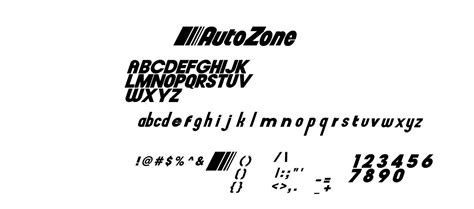 Autozone Font Concept By Therprtnetwork On Deviantart