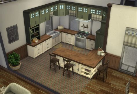 My Cozy Dream Kitchen Cc Counter Recolors Renorasims And Double Plumbob