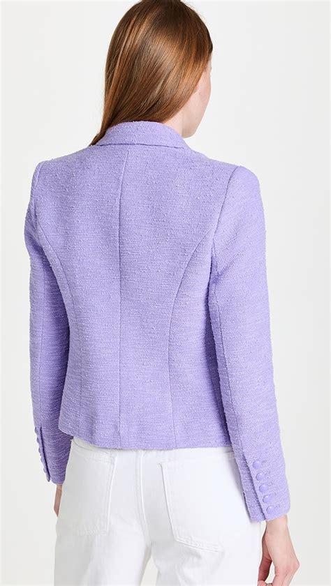 L AGENCE Brooke Double Breasted Crop Blazer Shopbop