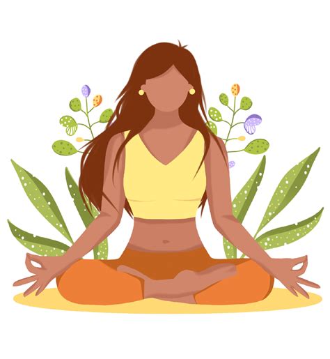 Girl Doing Yoga And Meditating Yoga Love Freedom Happiness Health