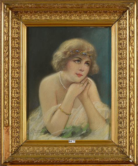 Sold Price Portrait D Une Jeune Femme Pastel Sur Papier Signé En Bas à Gauche A Renoir