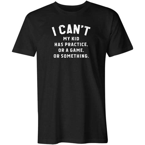 I Cant Mens Deluxe T Shirt Black S Shirts T Shirt Design Trends