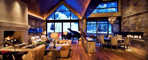 Gorgeous Interior Of A Beautiful Home In Aspen Colorado Designed By