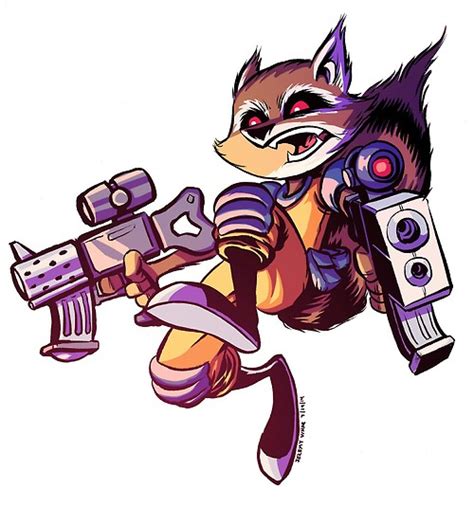 Rocket Raccoon Guardians Of The Galaxy Fan Art 37406060 Fanpop