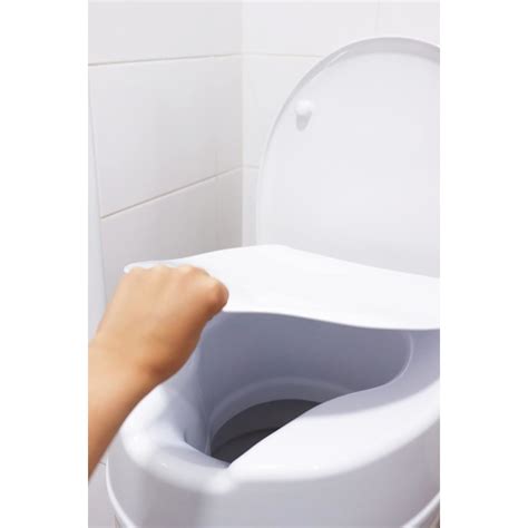 Inaltator WC Cu Capac EvoSmart Inaltime 15 Cm Sistem Prindere Pentru