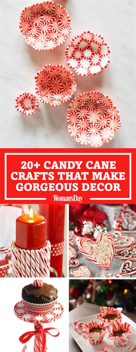 This time around, i'm making peppermint candy ornaments. 25 Candy Cane Crafts - DIY Decorations with Candy Canes