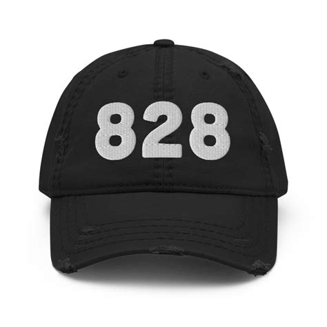 828 Asheville Area Code Distressed Dad Hat Etsy