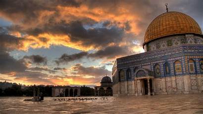 Jerusalem Aqsa Al Mosque Background Rock Dome
