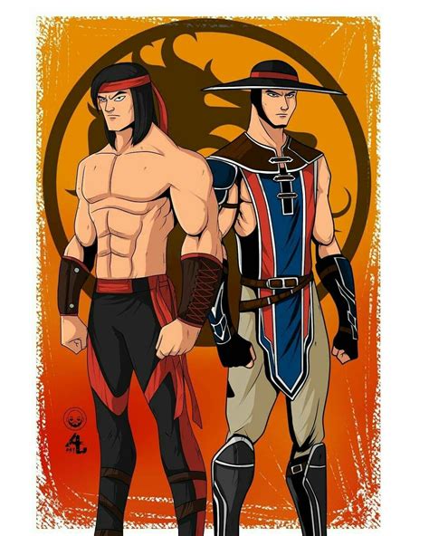 Liu Kang And Kung Lao Mortal Kombat Art Mortal Kombat Characters