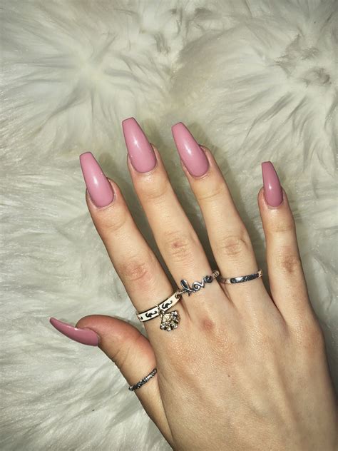 Dusty Pink Acrylic Nails Check Out Our Dusty Pink Nails Selection For