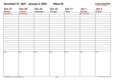 Download A Free Printable Yearly Calendar From Excel Calendar Templates Free Blank