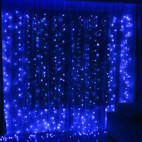 Twinkle Star 300 Led Window Curtain String Light For