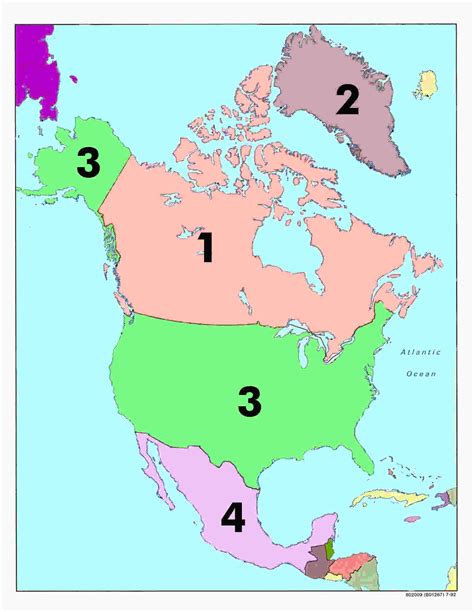 North American Countries And Capitals