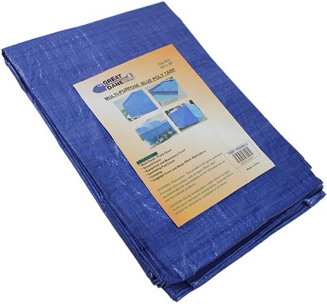 The Brushman Blue Poly Tarps Multiple Sizes Blue Tarps