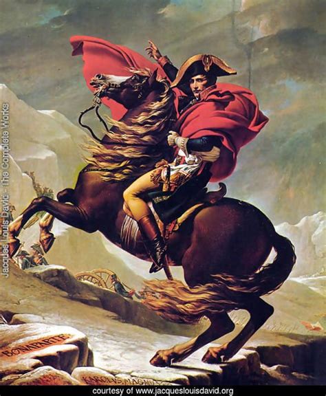 Napoleon Crossing the Alps 2 by Jacques Louis David | Oil ...
