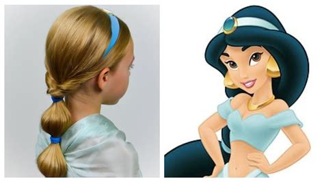 This would be a very cute hairstyle to wear if you are planning on going to disneyland, disney world, or an aladdin show. Princess JASMINE Hairstyle - Halloween Tutorial ? Bubble ...