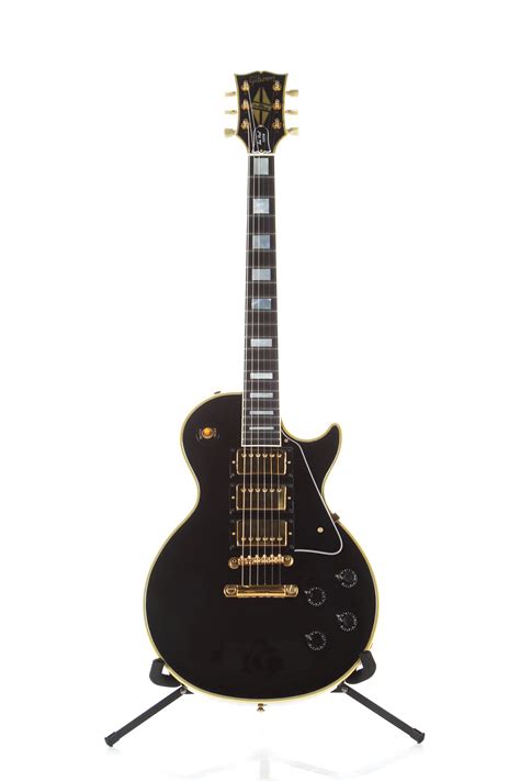 1989 Gibson Les Paul Custom 35th Anniversary Black Beauty 3 Pickup Ele