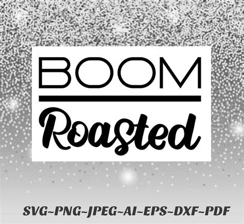 Boom Roasted Coffee Svg File Shadow Box Png File Silhouette Etsy Ireland