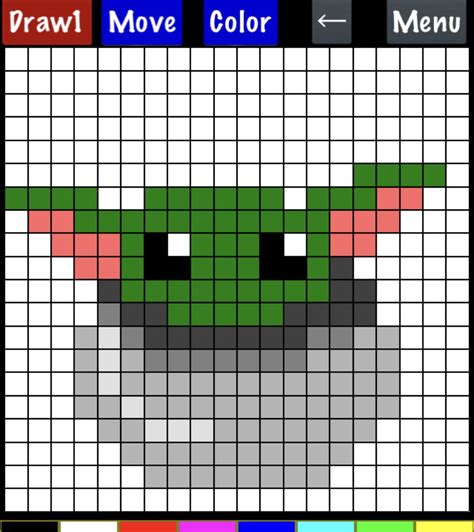 Baby Yoda Perler Bead Pattern Small Captions Ideas