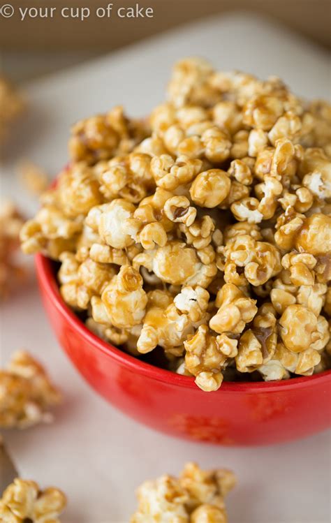 Easy Microwave Caramel Corn Your Cup Of Cake