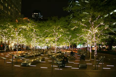 Zuccotti Park Holiday Lighting Things To Do In Lower
