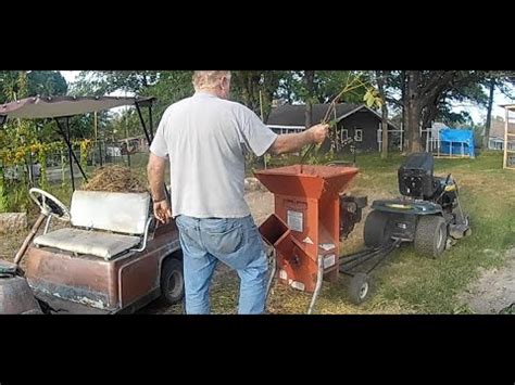 Old Troy Bilt Super Tomahawk Chipper Repaired And Working Youtube