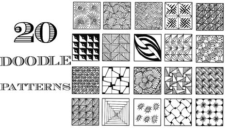 Beginner Zentangle Patterns Free Patterns Vrogue Co
