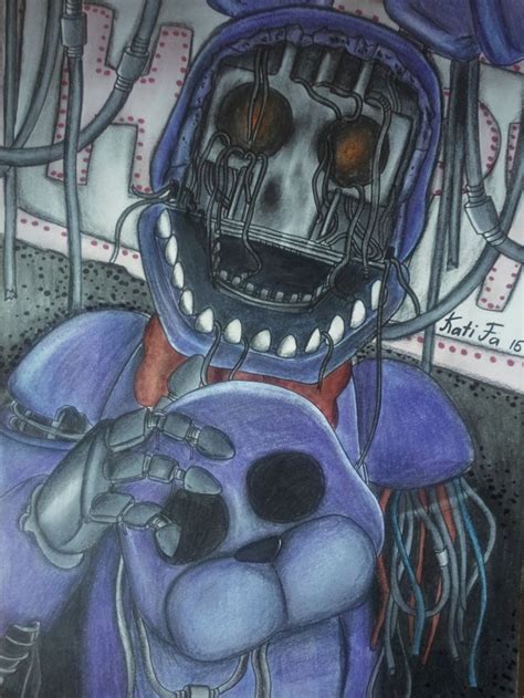 Old Bonnie By Kati Fa On Deviantart Fnaf Drawings Anime Fnaf Fnaf Art