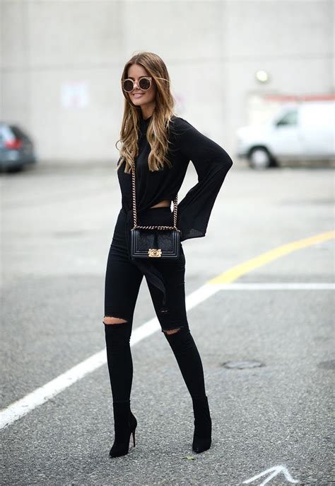 Pin By Stephanie ᕱ Marie On Fall And Winter Style Black Outfit
