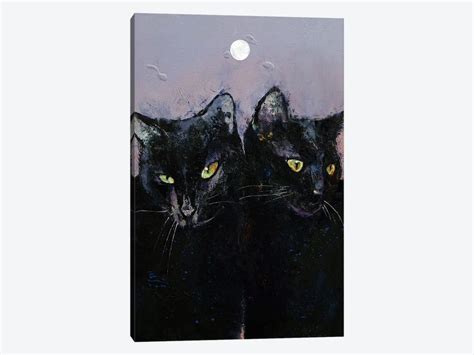 Gothic Cats Canvas Art By Michael Creese Icanvas