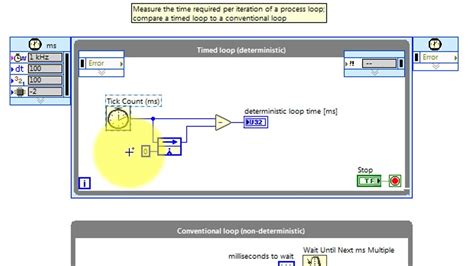 Labview Code Measure Loop Iteration Time Walk Through Youtube