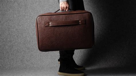 Hardgraft Carry On Leather Suitcase Works Well On Both Long And Short
