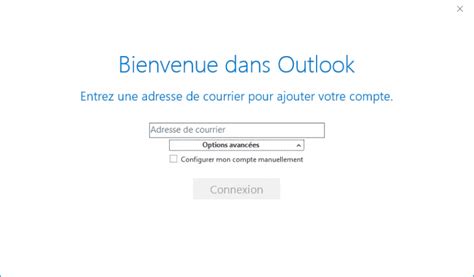 Configurer Son Compte Email Dans Outlook Documentation