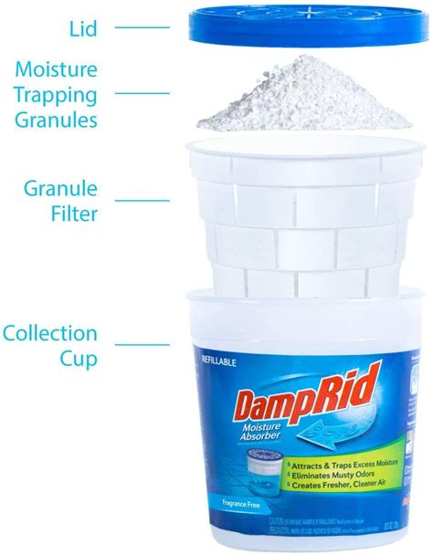 Damprid Refillable Moisture Absorber Fragrance Free 300 Grams Ebay