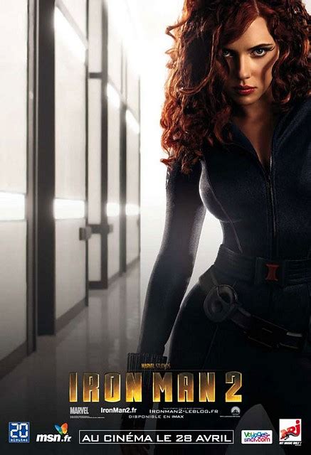 I have a feeling she speaks both american and in a russian accent in iron man 2 depending on when she's undercover as a spy or not. Iron Man 2 movie poster French | Black Widow character ...