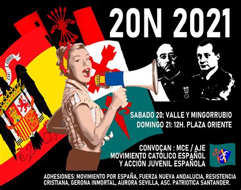 Acción Juvenil Española 20 N 2021 En Madrid