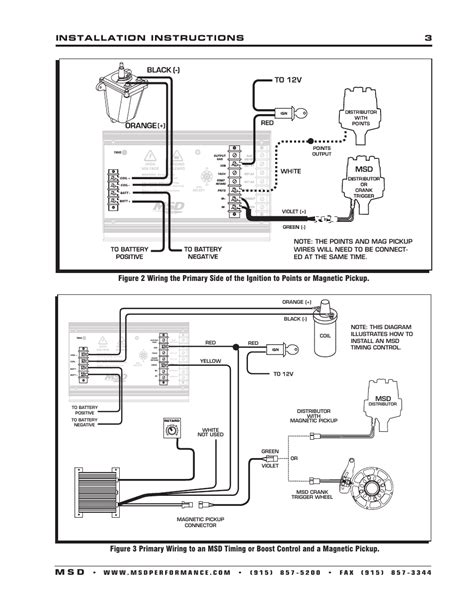 Installation Instructions 3 M S D Msd 7330 7al 3 Ignition Control