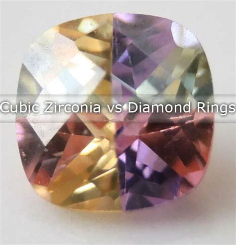 Cubic Zirconia Vs Diamond A Guide In Choosing A Wedding Ring