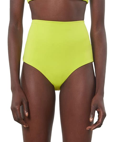 Mara Hoffman Lydia High Waist Bikini Swim Bottom Neiman Marcus