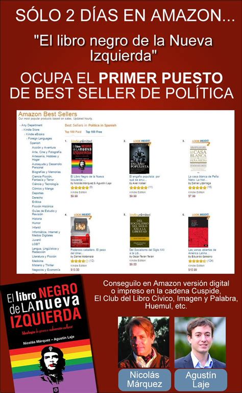 Agustín laje is the author of la amenaza populista (4.00 avg rating, 1 rating, 0 reviews), o livro negro da nova esquerda (0.0 avg rating, 0 ratings, 0 r. Agustin Laje El Libro Negro De La Nueva Izquierda Pdf ...