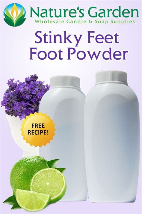 Also, it helps with foot odor since it absorbs the odors rather than just masking them. Stinky Feet Foot Powder Recipe | Foot powder, Stinky feet, Powder recipe