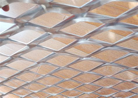 Industrial Expanded Metal Sheet 4x8 Protecting Mesh Woven Silver Plain