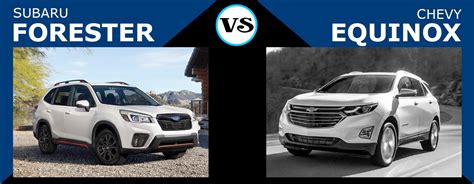 Subaru Forester Vs Chevy Equinox Tacoma Subaru