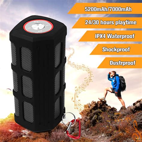 Waterproof Shockproof Dustproof Bluetooth Speakers 5200mah7000mah